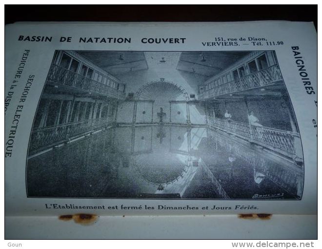 CB10 LC148 Plaquette Verviers Centre D'excursions Années 30 ? Pub Photos Promenades Chocolat Jacques - Other & Unclassified