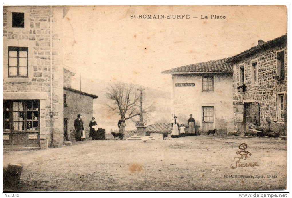 42. Saint Romain D'urfé. La Place - Other & Unclassified