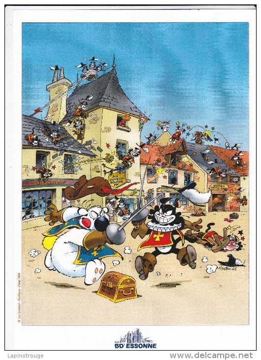 Ex-libris RODRIGUE Michel Festival BD Essonne 2014 (Cubitus) - Illustrators P - R