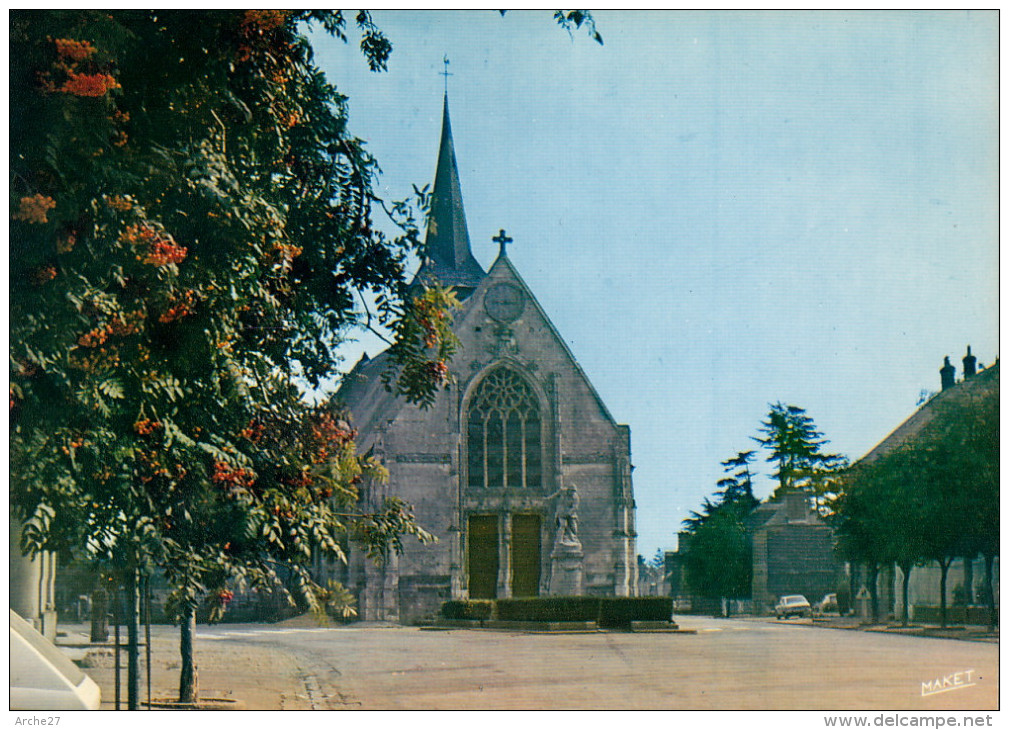 CPM - 27 - ROUTOT - église Saint Ouen - 379 - Routot