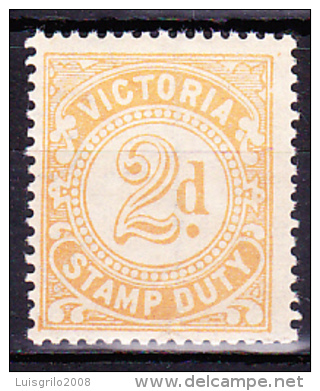 REVENUE / FISCAUX - VICTORIA . STAMP DUTY - 2. D - Steuermarken