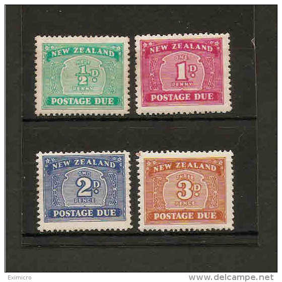 NEW ZEALAND 1939 POSTAGE DUE SET SG D41/D44 MOUNTED MINT Cat £45 - Portomarken