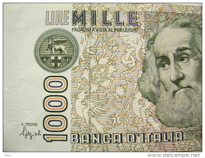 BANCONOTA LIRE 1000 MARCO POLO 1982 SERIE SOSTITUTIVA XF- A CONESRVAZIONE  SPLENDIDA +++++ - 1 000 Liras