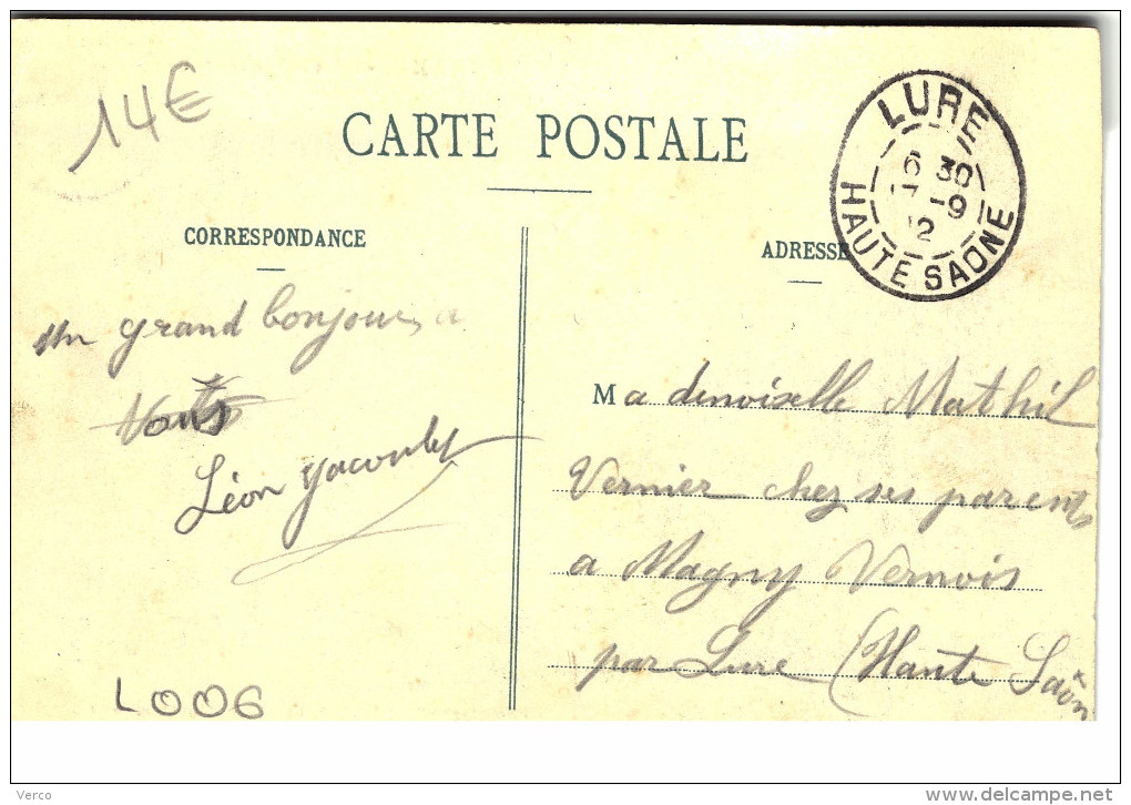 Carte Postale Ancienne De  NOMEXY - Nomexy