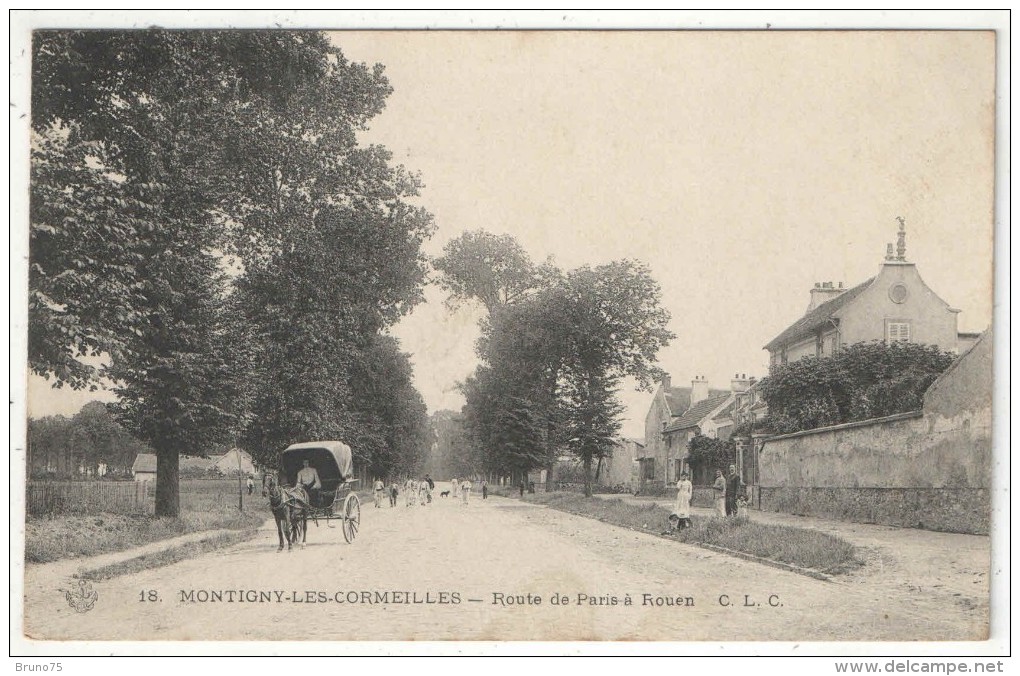 95 - MONTIGNY-LES-CORMEILLES - Route De Paris à Rouen - CLC 18 - Montigny Les Cormeilles