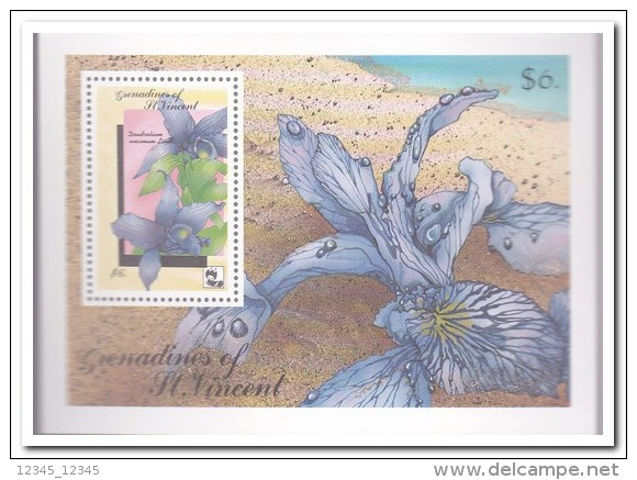 Grenadines Of St. Vincent, Postfris MNH, Flowers, Orchids - St.Vincent (1979-...)