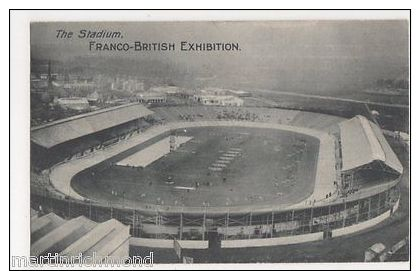 Franco British Exhibition, The Stadium Postcard, B432 - Expositions