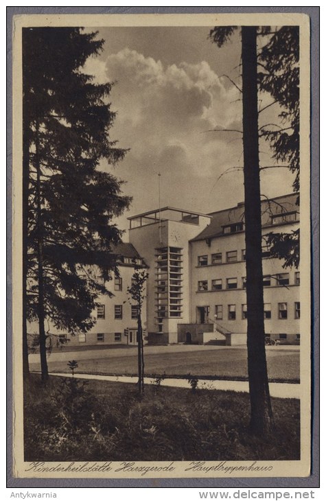 Kinderheilstatte Herzgerode  Postb Gernrode Harz Uber 1930r.  C106 - Quedlinburg