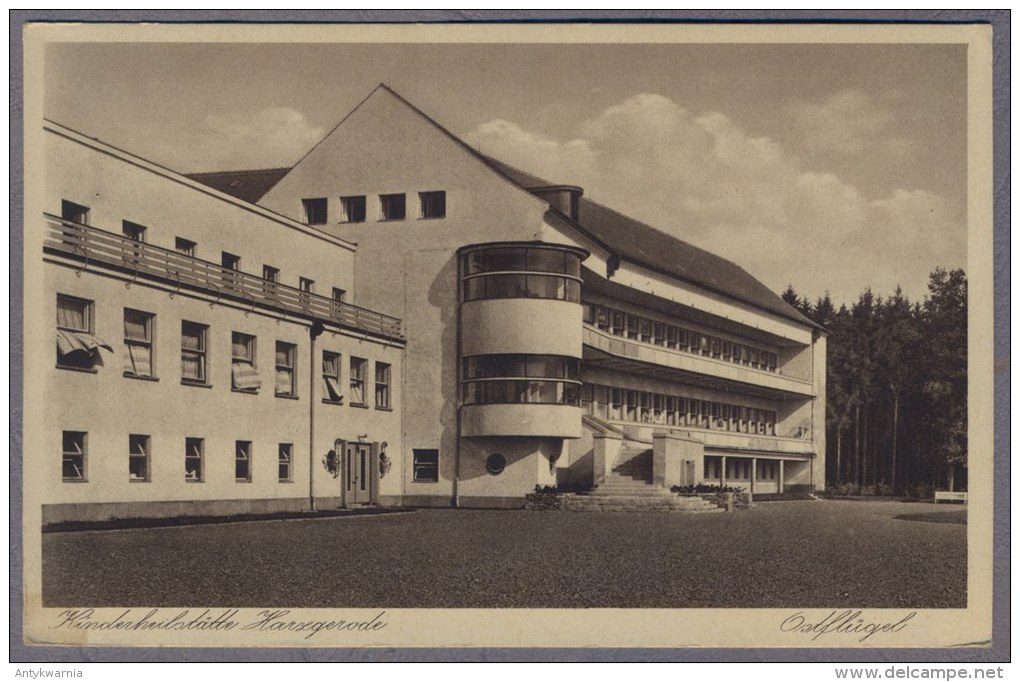 Kinderheilstatte Herzgerode  Post Gernrode Harz  Uber 1930y.  C107 - Quedlinburg