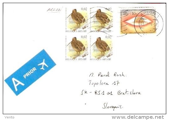 Belgie Letter, 2x Used Stamp ... AF705 - Other & Unclassified