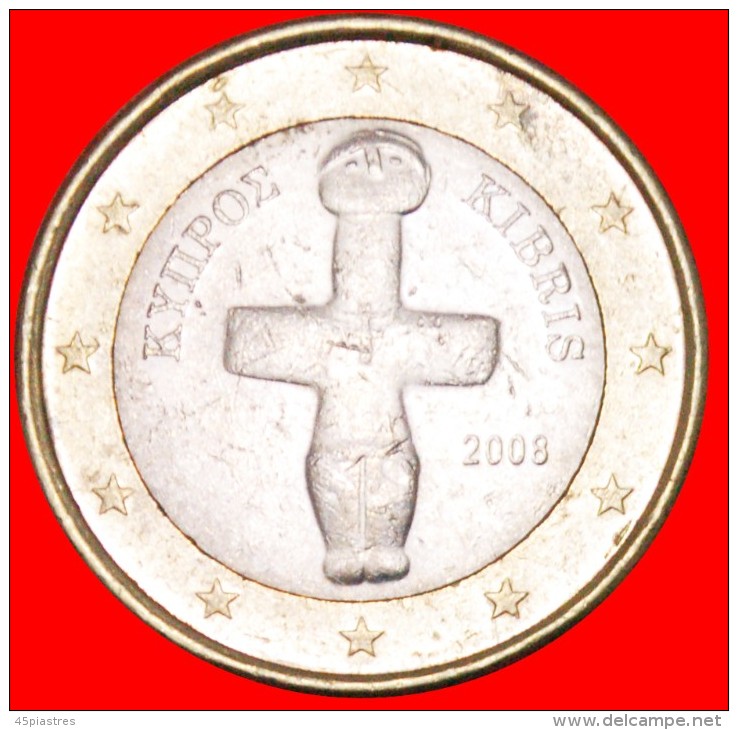 * UNDERLINE FINLAND: CYPRUS ★ 1 EURO 2008 UNPUBLISHED! LOW START ★ NO RESERVE ! - Variëteiten En Curiosa