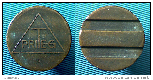 03188 GETTONE TOKEN JETON TELEFONO TELEPHONE LOCAL TELEPHONMUNZE HAMBURG PRITEG ABOUT 1930 VERY RARE!! - Andere & Zonder Classificatie