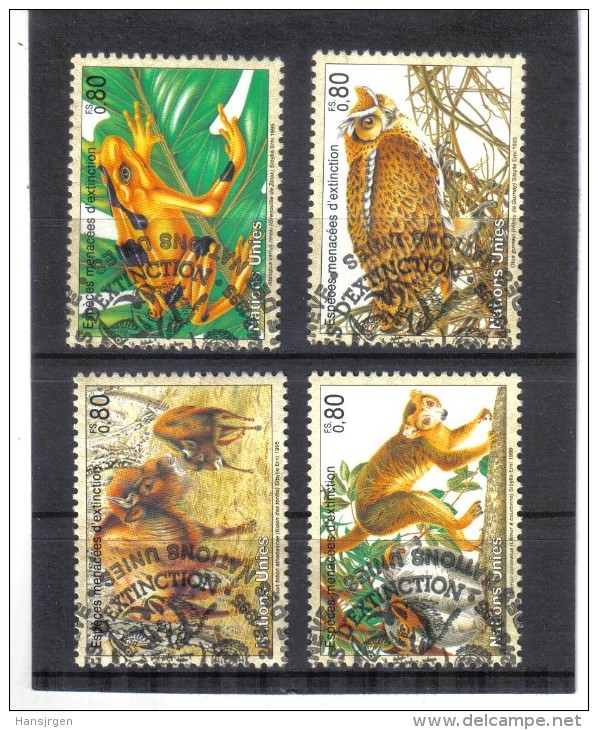 DEL1280  VEREINTE NATIONEN 1995 UNO GENF 263/66 SATZ Used / Gestempelt Siehe ABBILDUNG - Used Stamps