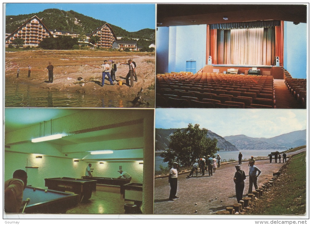 Chorges Résidence Les Hyvans CNPO Multivues : Pêcheurs Devant Hotel Salle Spectacle Billard Jeu De Boules (pétanque) - Autres & Non Classés