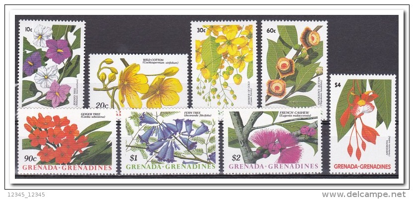 Grenadines Of St. Vincent 1988, Postfris MNH, Flowers - St.-Vincent En De Grenadines