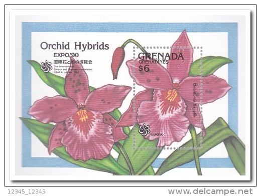 Grenadines Of St. Vincent 1990, Postfris MNH, Flowers, Orchids - St.-Vincent En De Grenadines