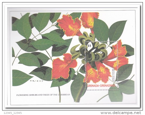 Grenadines 1988, Postfris MNH, Flowers - Grenada (1974-...)