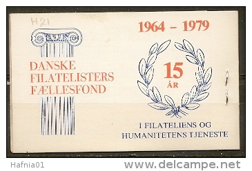 Czeslaw Slania. Denmark 1979.  Booklet (H 21) Michel MH 27 MNH. - Carnets