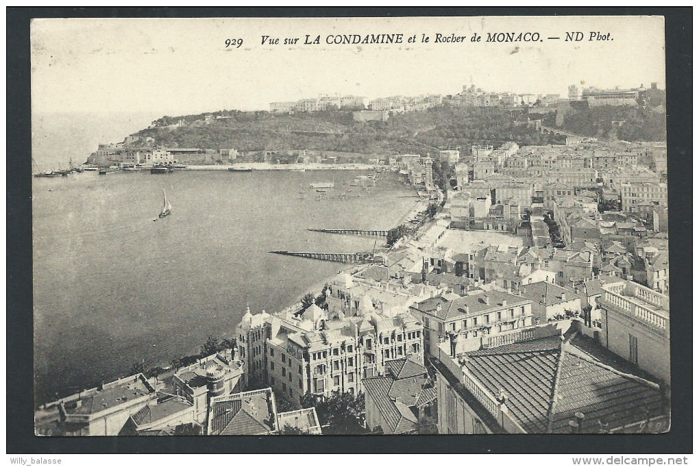 CPA - Vue Sur La CONDAMINE Et Le Rocher De MONACO - ND Phot  // - La Condamine