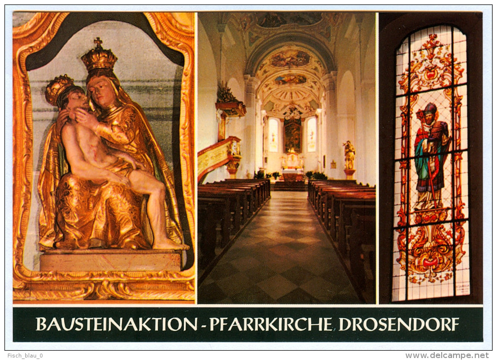 AK 2095 Drosendorf-Zissersdorf An Der Thaya Pfarrkirche Baustein Waldviertel NÖ Niederösterreich Österreich Postcard - Drosendorf-Zissersdorf