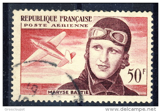 Francia PA 1955 N. 34 F. 50 Usato Catalogo € 5 - 1927-1959 Usati
