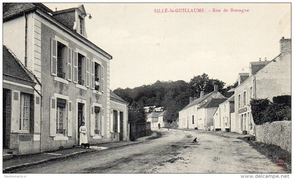 CPA SILLE LE GUILLAUME 72 Rue De Bretagne - Sille Le Guillaume