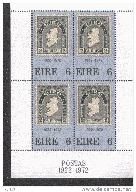 Irland Block 1 Irische Briefmarken ** MNH Postfrisch Neuf - Blocchi & Foglietti