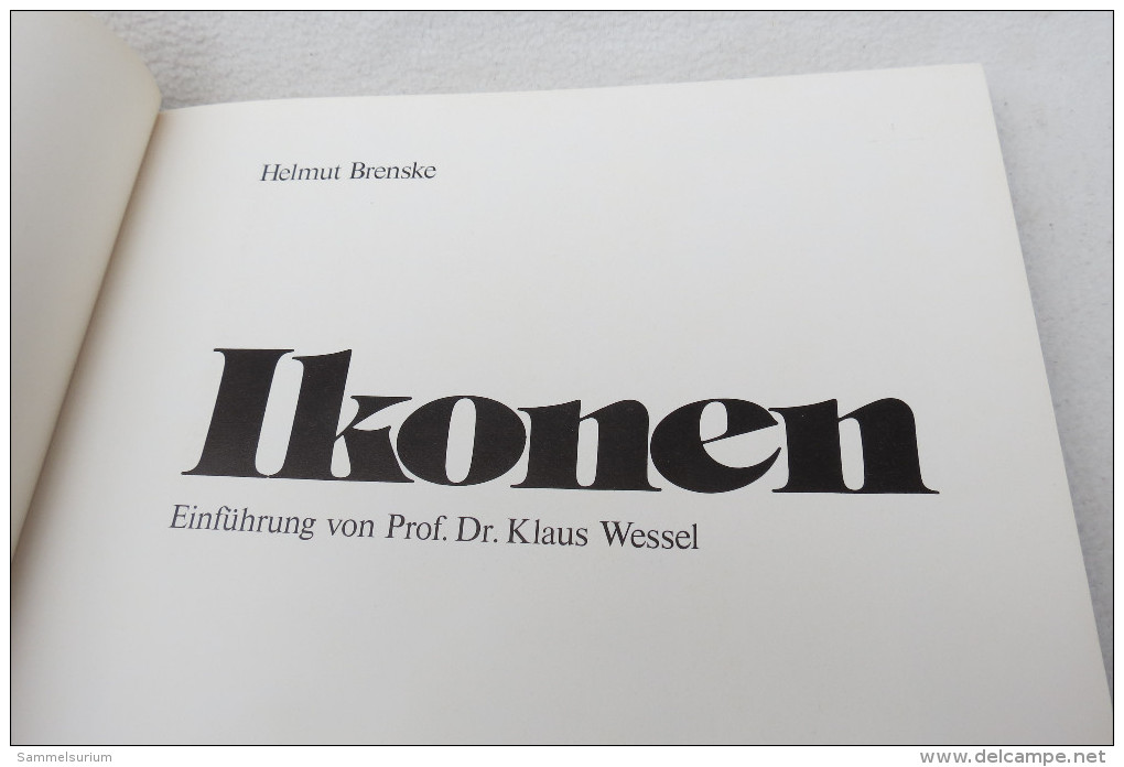 Helmut Brenske "Ikonen" Mit Handschriftlicher Widmung Und Autogramm Des Verfassers - Peinture & Sculpture