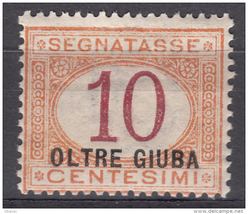 Italy Colonies Oltre Giuba Porto 1925 Sassone#2 Mint Hinged - Oltre Giuba