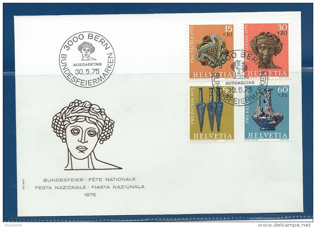 Schweiz 1975 FDC Mi 1053 - 1056  Pro Patria - FDC