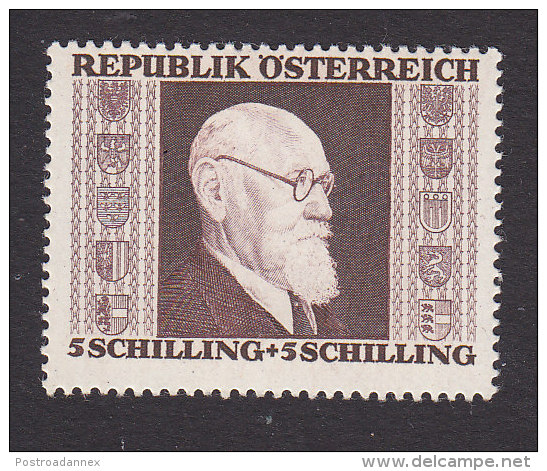 Austria, Scott #B170, Mint Never Hinged, Pres Karl Renner, Issued 1946 - Nuovi