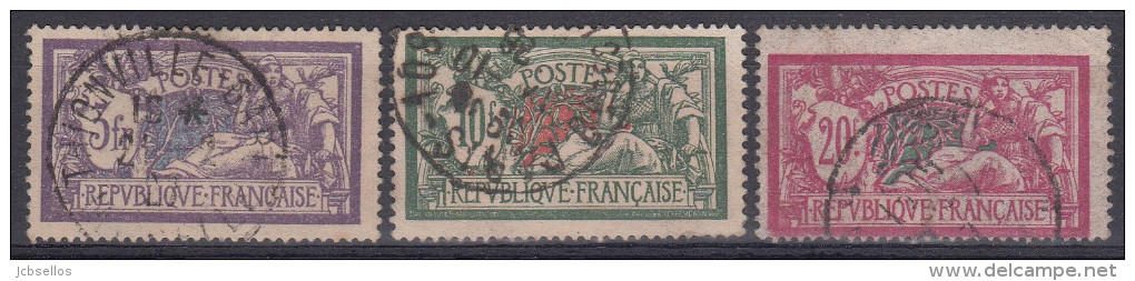 Francia 1925/26 206/08 Usado - Used Stamps
