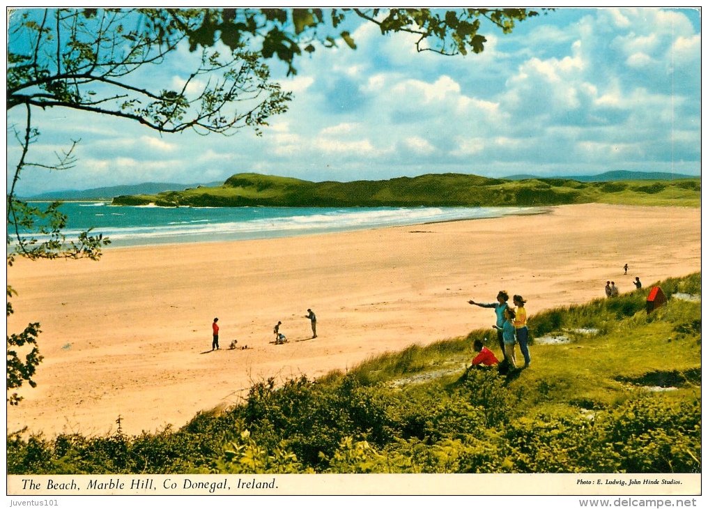 CPSM Irlande-Ireland-The Beach,Marble Hill,donegal    L2064 - Donegal