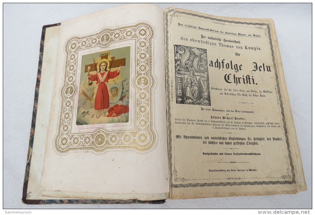 Thomas Von Kempis "Die Nachfolge Jesu Christi" Aus Dem Jahr 1839 - Christianisme