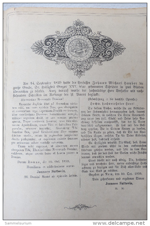 Thomas Von Kempis "Die Nachfolge Jesu Christi" Aus Dem Jahr 1839 - Christentum