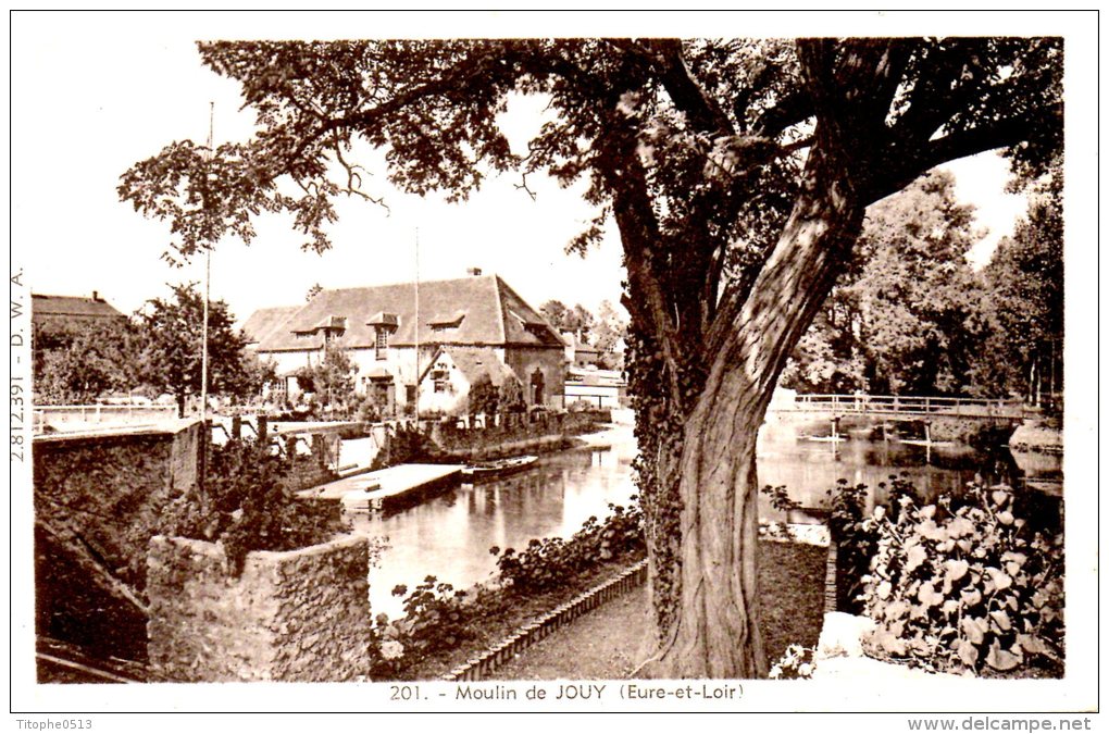 FRANCE. Carte Postale Ayant Circulé En 1943. Le Moulin De Jouy. - Jouy