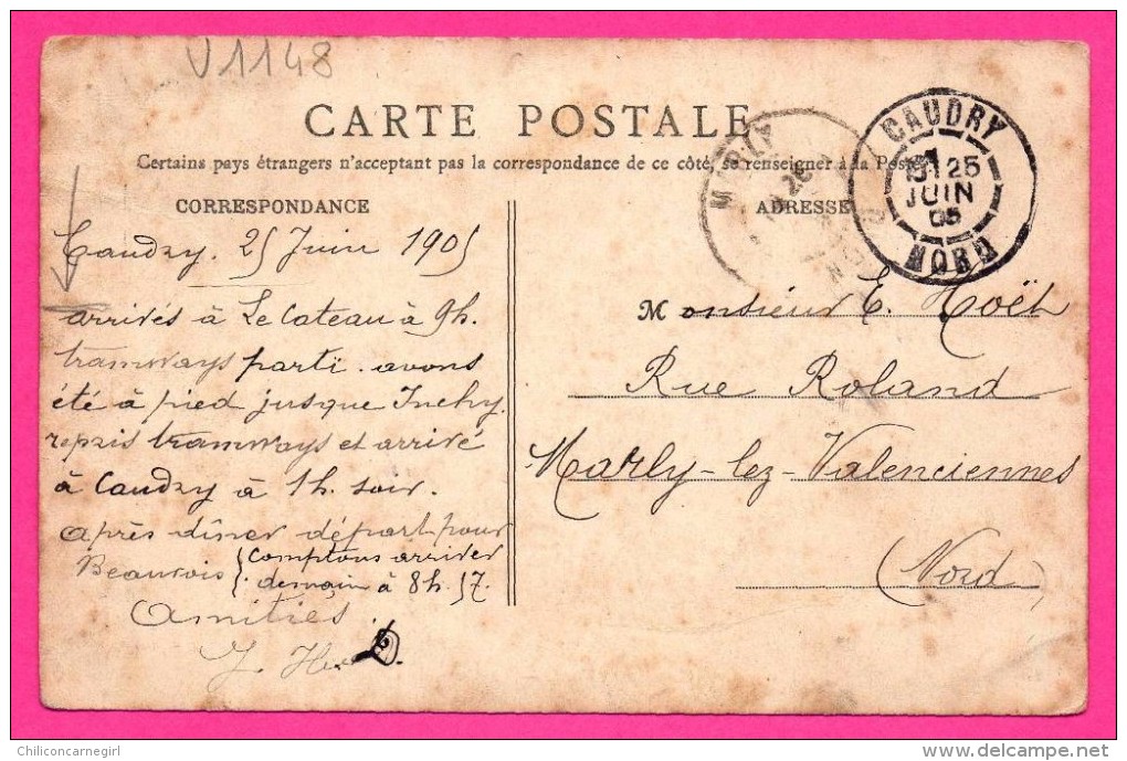 Caudry - Le Marché - Animée - Édition B.F. - 1905 - Caudry