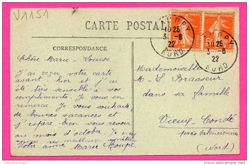 Caudry - L' Hôtel De Ville - Édition GRIMBERT à Caudry - 1922 - Caudry