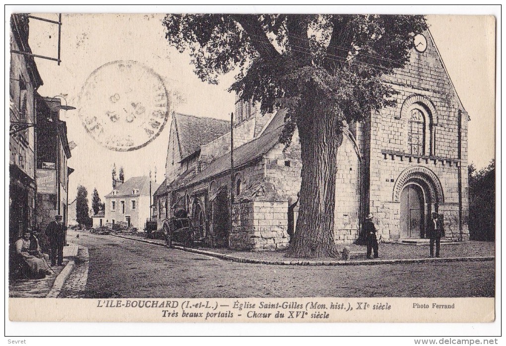 L´ILE BOUCHARD. -  Eglise Saint-Gilles (Mon.hist.), XIè Siècle. - L'Île-Bouchard