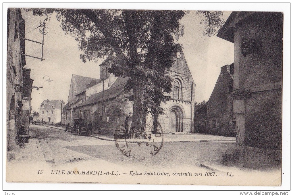 L´ILE BOUCHARD. -  Eglise Saint-Gilles, Construite Vers 1067 - L'Île-Bouchard