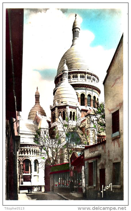 FRANCE. Carte Postale Ayant Circulé. Basilique Du Sacré Coeur. - Sacré-Coeur