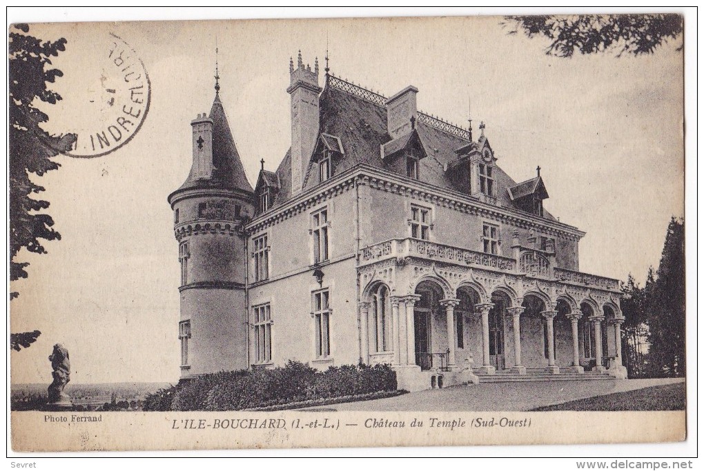 L´ILE BOUCHARD. - Château Du Temple (Sud-Ouest) - L'Île-Bouchard