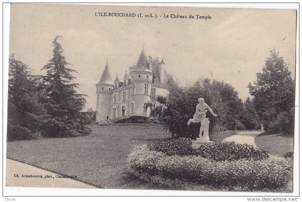 L´ILE BOUCHARD. - Le Château Du Temple. - L'Île-Bouchard