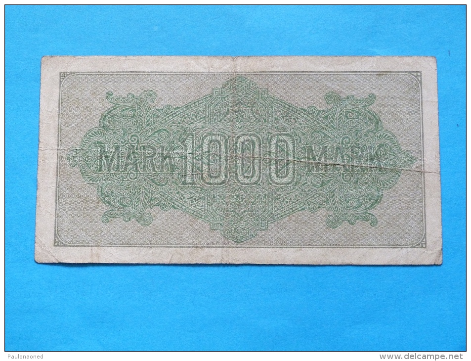 LOT DE 11 BILLETS DE 1000  MARK   1923 - 100 Miljoen Mark