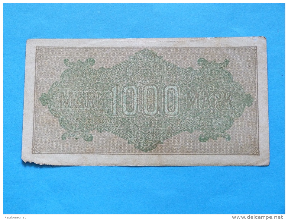 LOT DE 11 BILLETS DE 1000  MARK   1923