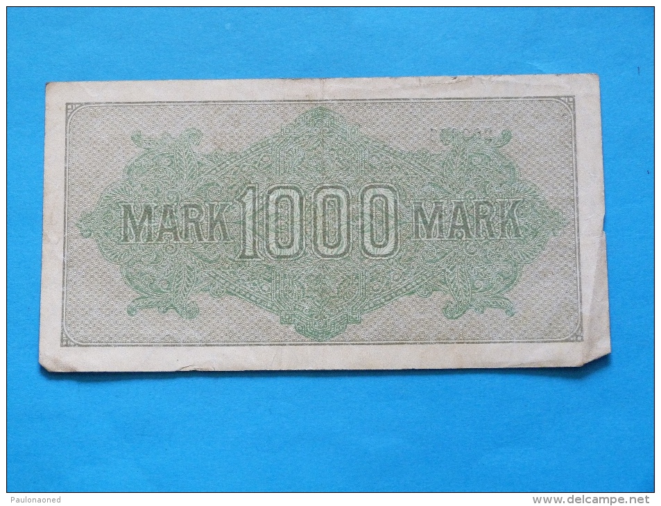 LOT DE 11 BILLETS DE 1000  MARK   1923