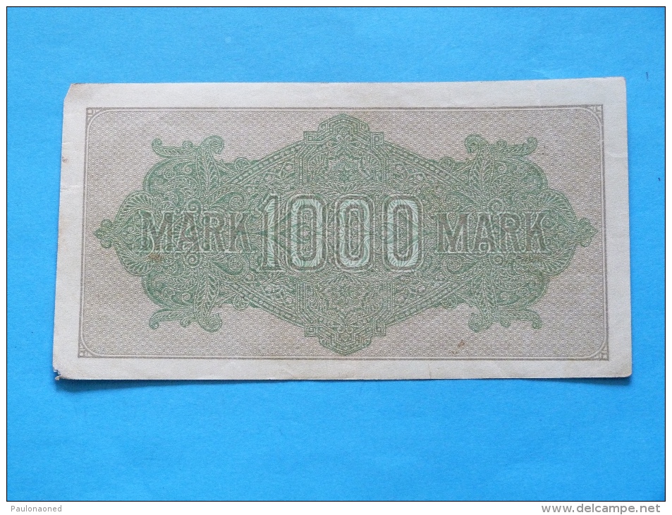 LOT DE 11 BILLETS DE 1000  MARK   1923