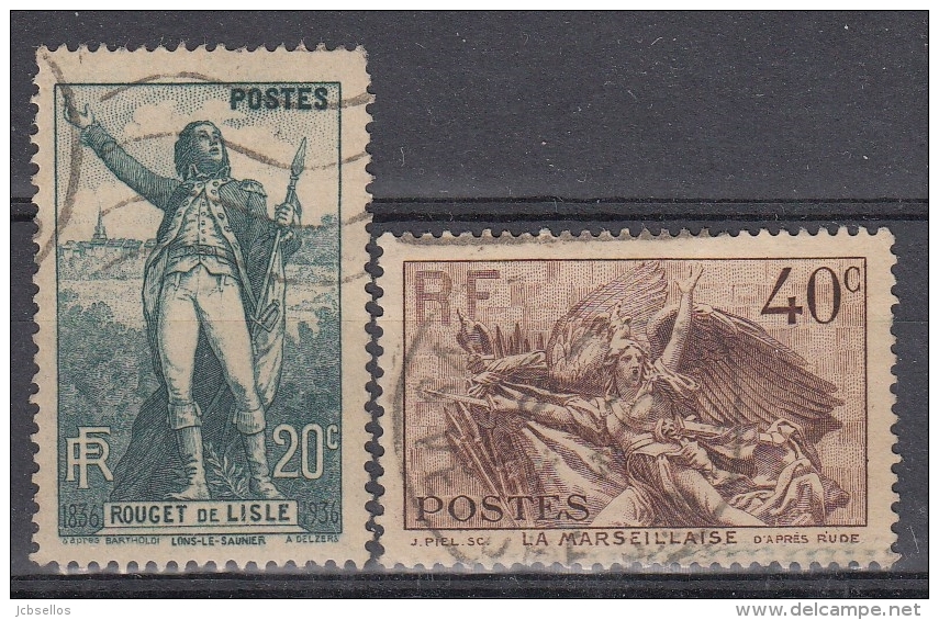 Francia 1936 Nº314/15 - Used Stamps