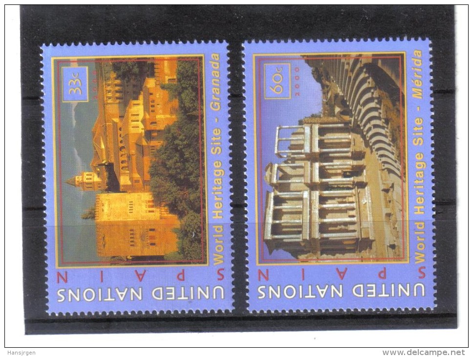 DEL1359  UNO  New York 2000  Michl  846/47  ** Postfrisch  Siehe ABBILDUNG - Ungebraucht