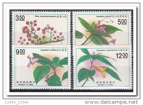 Taiwan 1991, Postfris MNH, Flowers - Ongebruikt